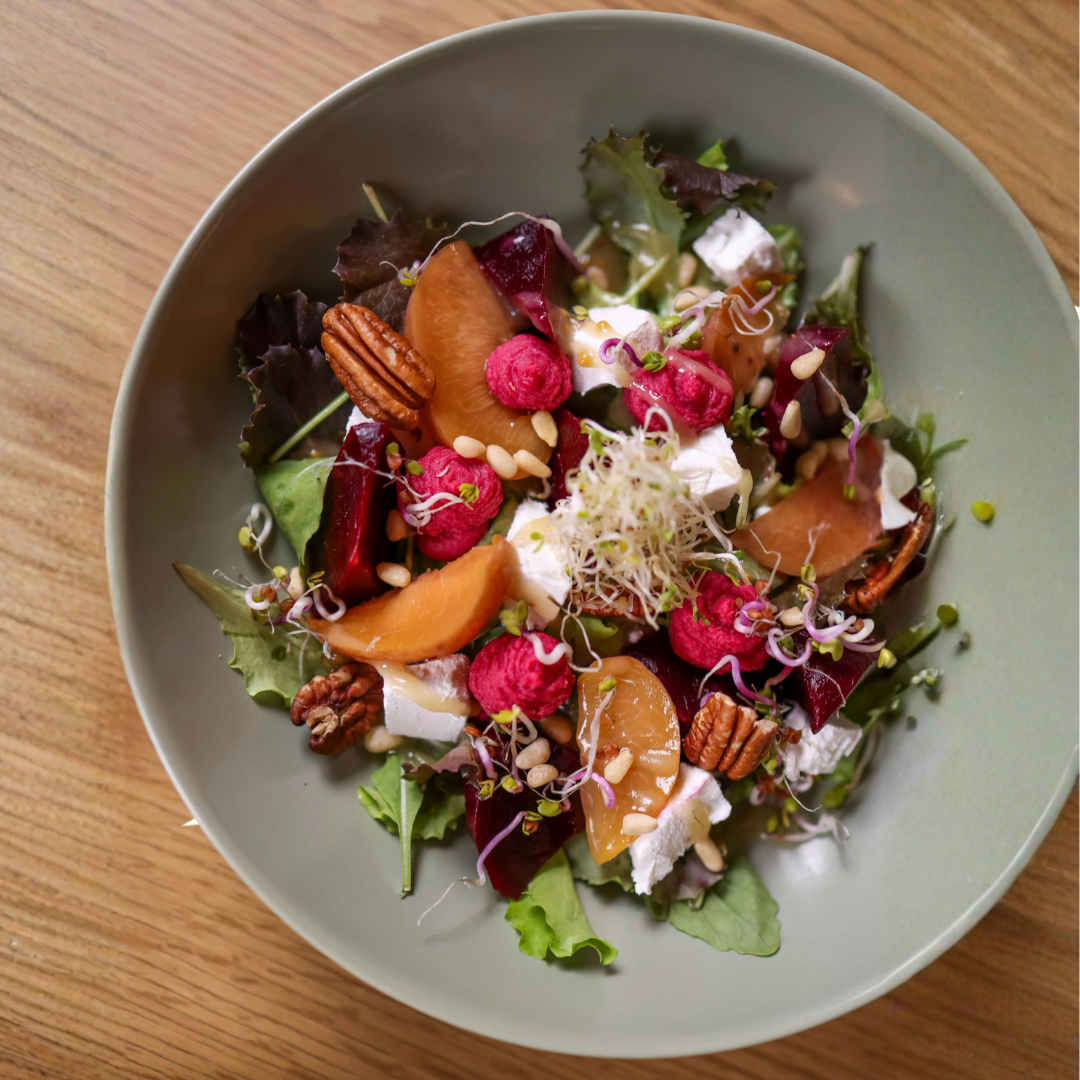 Best Roasted Beet & Goat Cheese Salad Recipe with Pure Culinary Argan Oil